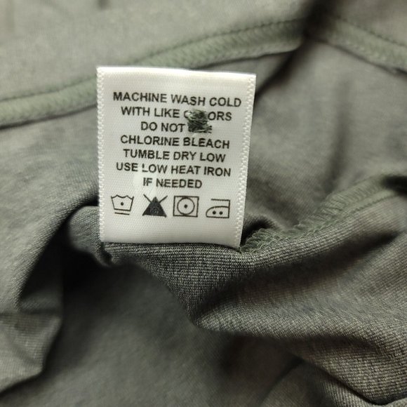 MIZZEN + MAIN Mens L Shirt Polo Performance Golf Gray Short Sleeve Capital One‎ - Picture 10 of 11